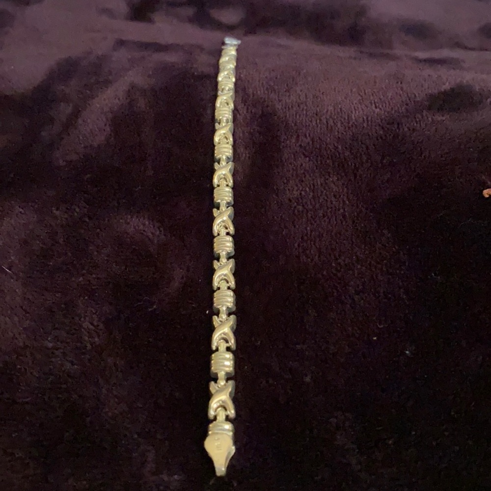 Vintage silver woman’s Bracelet marked Italy 925 - Picture 2 of 10